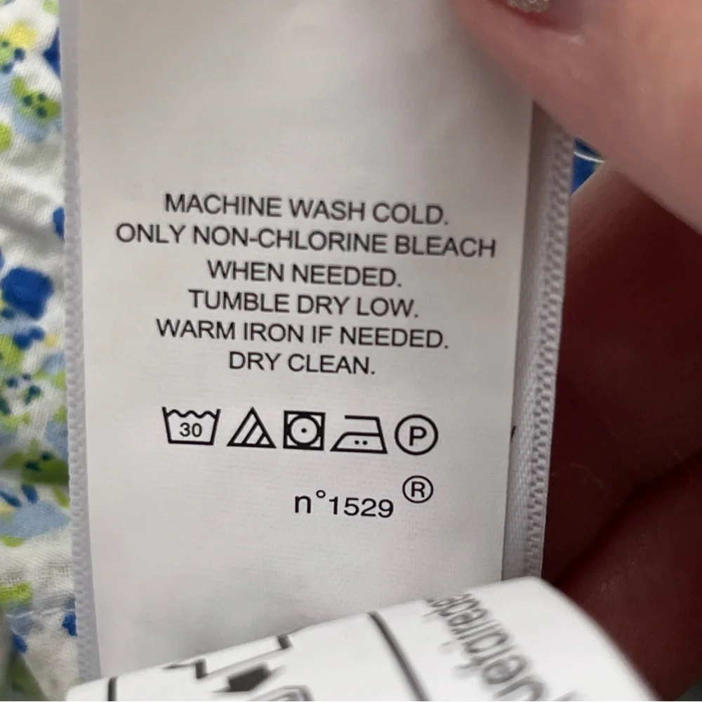 Polo Ralph Lauren Big Girls Size‎ 14 Floral Cotton Seersucker Dress Spring NEW - Picture 8 of 15